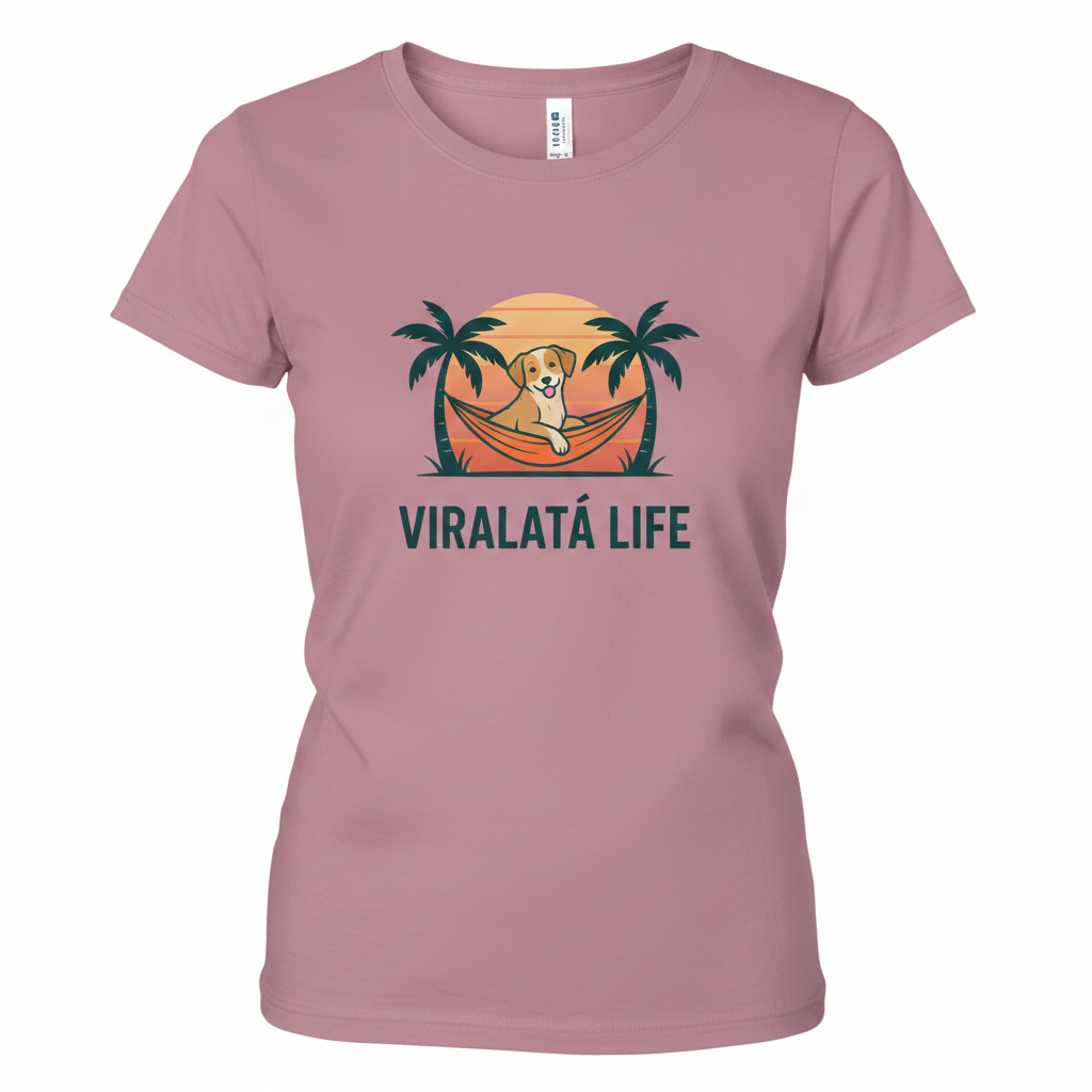 Viralata Life sunset t-shirt